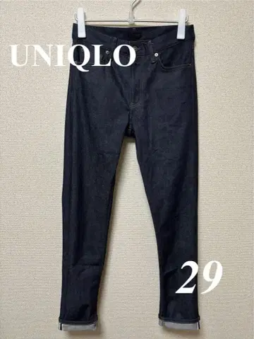 [UNIQLO] 새상품급 슬림핏 청바지/셀비지 29 네이비