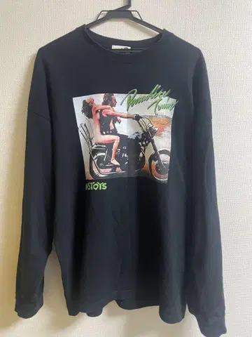 NASTOYS 그래픽 프린트 롱 슬리브 티셔츠