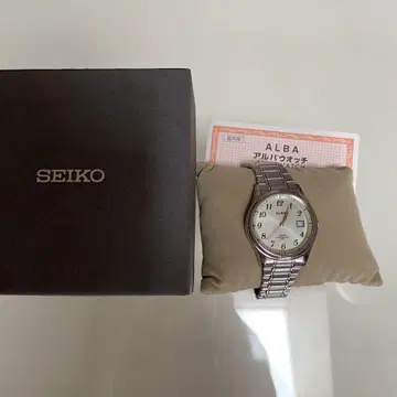 세이코 알바 솔라 손목시계