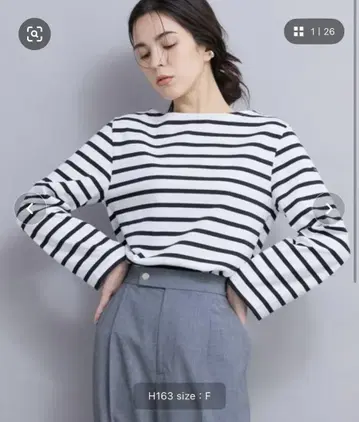 [르 미노르] 보더 티셔츠