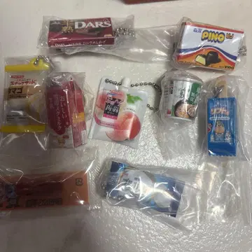 미니어처 식품 캡슐 토이 8개 세트