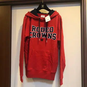 RODEO CROWNS 후드 부착 후드티 M 레드
