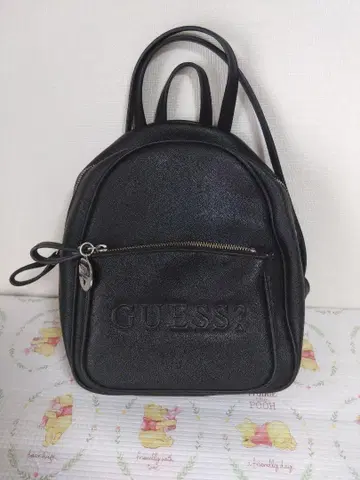 GUESS? 블랙 백팩
