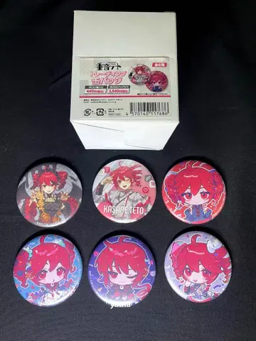 [카사네 테토] 트레이딩 캔뱃지 컴플리트 SV POP UP SHOP