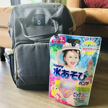 새상품급 그레이 마더백 백팩 물놀이용 팬츠 3장 덤 포함