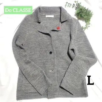 [새상품급] 두클라쎄 DoCLASSE 니트 자켓 그레이 L