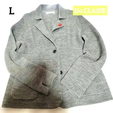 [새상품급] 두클라쎄 DoCLASSE 니트 자켓 그레이 L