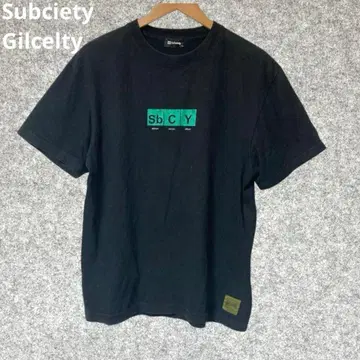 Subciety Gilcelty Sb C Y 프린트 셔츠 블랙