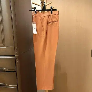 오렌지 슬랙스 허리