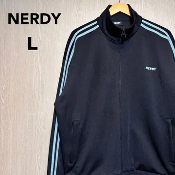 NERDY 트랙 자켓 L 블랙