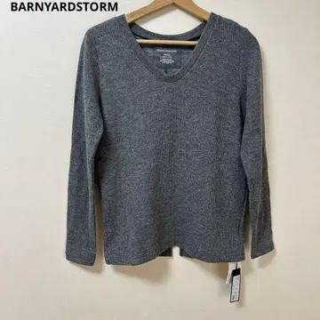 BARNYARDSTORM 밴야드 스톰 활용도 높은 니트 그레이 미사용 택