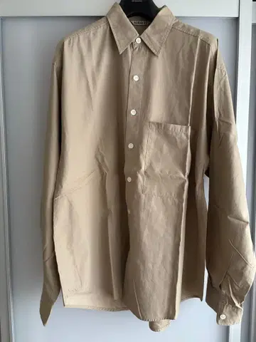 AURALEE WASHED FINX TWILL BIG SHIRT