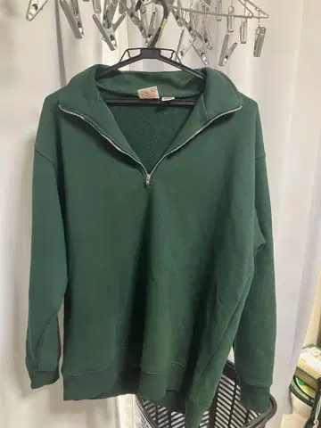 하프 지퍼 트레이닝복 freaks store 그린 s
