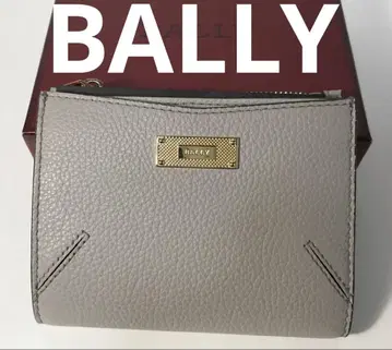 발리 2단 접이식 지갑 가죽 천연 가죽 여성용 지갑 BALLY