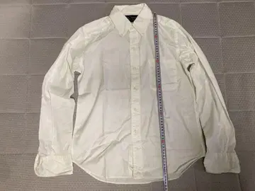 DUFFER 화이트 긴팔 셔츠 S