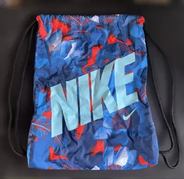 레어 NIKE BIG 로고 보태니컬 무늬 냅색