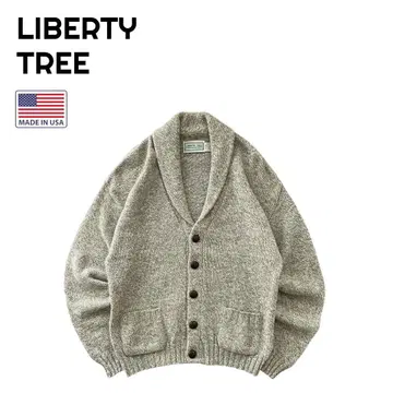 [ 새상품급 ] LIBERTY TREE 90s USA 숄카라 가디건