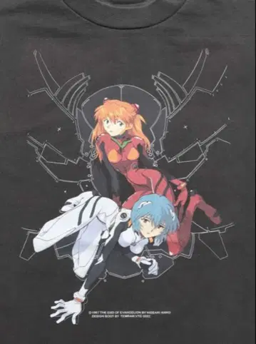 에반게리온 T셔츠 아스카 XL