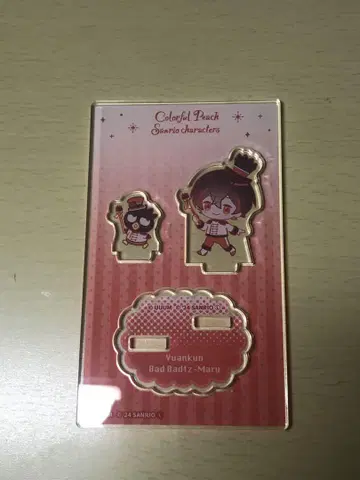 컬러풀피치 산리오 콜라보 유안 바츠마루 아크릴 스탠드