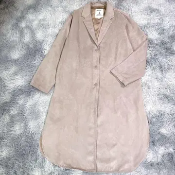 niko and [ 3 ] 롱 코트 핑크 빅 사이즈 여성용 봄/가을