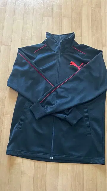 PUMA 스포츠 자켓 블랙