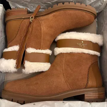 [ 새상품 ] 케이트 스페이드 뉴욕 브라운 숏부츠