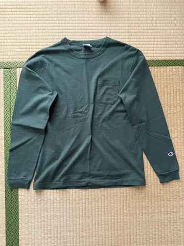 챔피온 T1011 롱 슬리브 포켓 셔츠 MADE IN USA