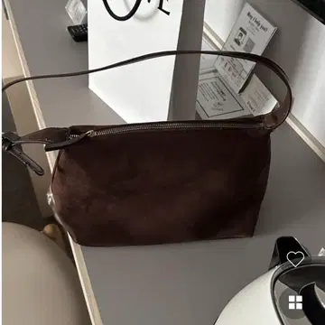 NUGU  스웨이드 숄더백 브라운