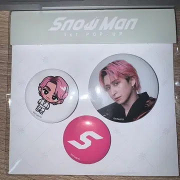 Snow Man 1st POP-UP 한국 한정판 사쿠마 다이스케