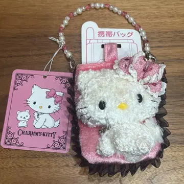 새상품 2004  키티 bag 참 잡화 수납함