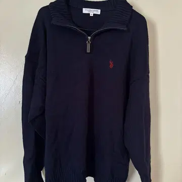 U.S. POLO ASSN. 하프 지퍼 니트