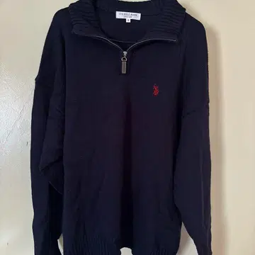 U.S. POLO ASSN. 하프 지퍼 니트