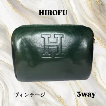 레어 HIROFU 그린 3way 숄더백 핸드백
