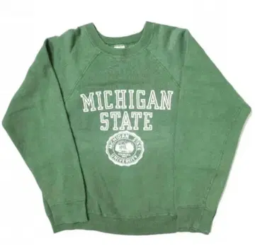 챔피온 60s C 중기 런 택 MICHIGAN 3단 프린트