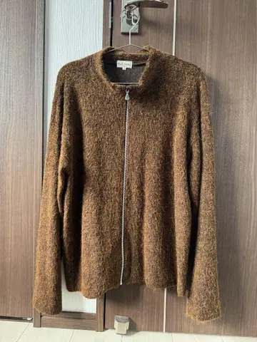 폴스미스 Paul Smith 모헤어풍 지퍼 가디건 아메카지