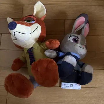 닉 와일드와 주디 홉스 봉제 인형