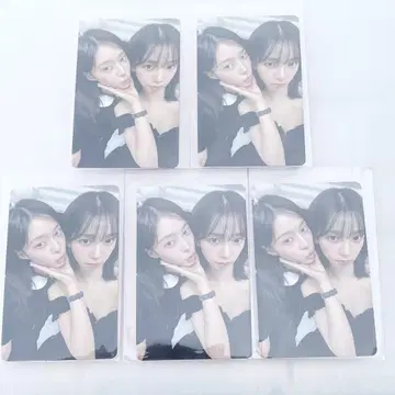 aespa CD 특전 A상 10/12 트레이딩 카드 카리나 윈터 5장