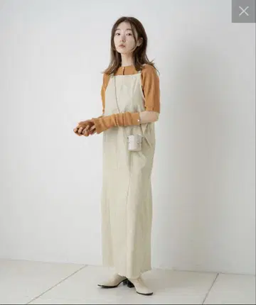 Kastane 스트레치 데님 프린지 점프 스커트 1 사이즈