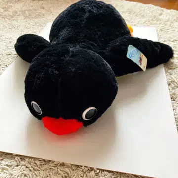 핑구 특대 사이즈 포근 포근 누워있는 봉제 인형 택 포함 다이토