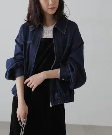 프리즈마트 데님 블루종