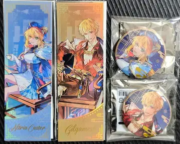 Fate FGO 중국 춘절 캔뱃지 티켓 길가메쉬 알카스
