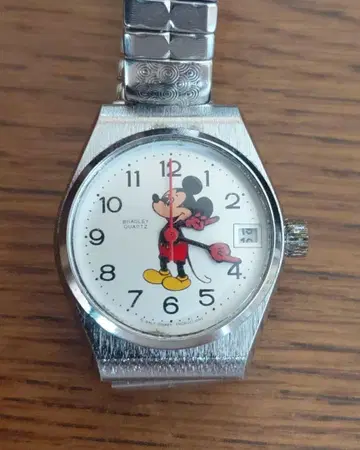 브래들리 BRADLEY quartz 미니 마우스 1970년대 손목시계