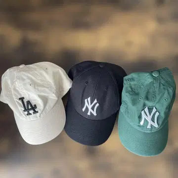 LA NY 로고 야구 모자 세트