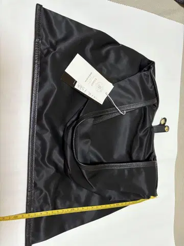 러셋 russet 나일론 토트백 블랙 골드 가죽 SF-055