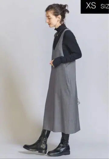유나이티드 애로우즈 뷰티&유스 포플린 레이어드 원피스