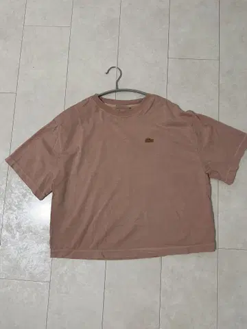 Lacoste 핑크 반팔 T셔츠 라코스테