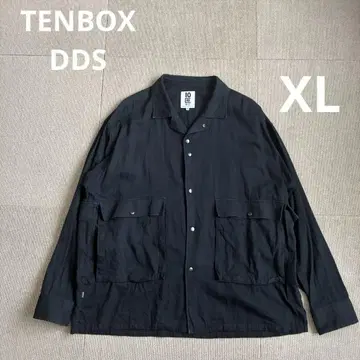 10 텐박스 DDS 긴팔 XL 블랙 황화 염색 피그먼트 염색