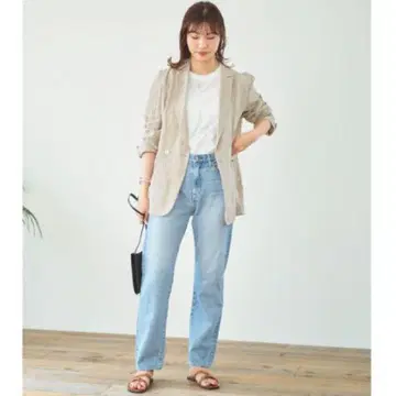 완판템 IENA 드라이 린넨 자켓 린넨 테일러드 자켓 미들 기장