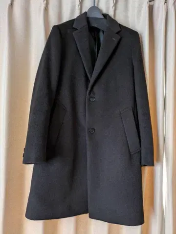 BEAUTY&YOUTH 솔리드 120S 멜톤 체스터 코트