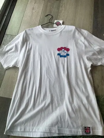 근육맨 TOHOKU 초인권법 면허 개전 T셔츠 화이트